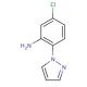 5-chloro-2-(1H-pyrazol-1-yl)aniline - chemical structure image