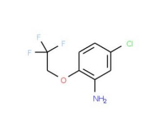 5-chloro-2-(2,2,2-trifluoroethoxy)aniline - chemical structure image