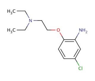 5-Chloro-2-[2-(diethylamino)ethoxy]aniline - chemical structure image
