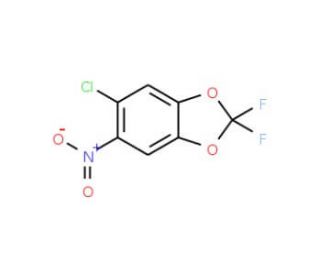 5-Chloro-2,2-difluoro-6-nitrobenzo[1,3]dioxole - chemical structure image