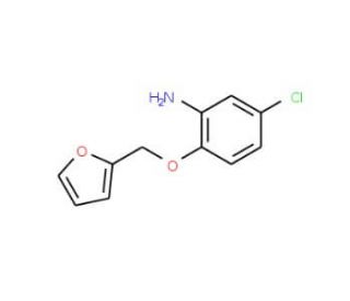5-Chloro-2-(2-furylmethoxy)aniline - chemical structure image