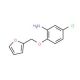5-Chloro-2-(2-furylmethoxy)aniline - chemical structure image