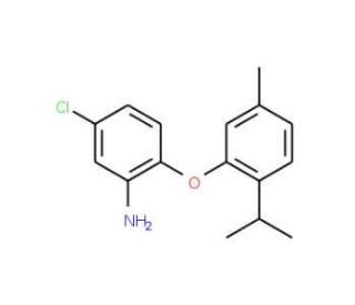 5-Chloro-2-(2-isopropyl-5-methylphenoxy)aniline - chemical structure image