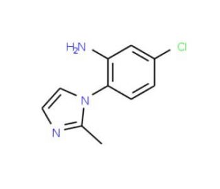5-Chloro-2-(2-methyl-imidazol-1-yl)-phenylamine - chemical structure image