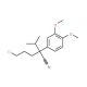 5-Chloro-2-(3,4-dimethoxyphenyl)-2-isopropylvaleronitrile (CAS 27487-83-8) - chemical structure image