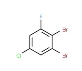5-Chloro-2,3-dibromo-1-fluorobenzene (CAS 208186-78-1) - chemical structure image