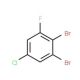 5-Chloro-2,3-dibromo-1-fluorobenzene (CAS 208186-78-1) - chemical structure image