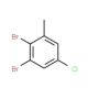 5-Chloro-2,3-dibromotoluene - chemical structure image