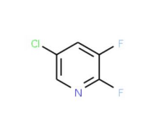 5-Chloro-2,3-difluoropyridine (CAS 89402-43-7) - chemical structure image