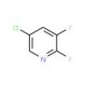 5-Chloro-2,3-difluoropyridine (CAS 89402-43-7) - chemical structure image