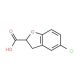 5-chloro-2,3-dihydro-1-benzofuran-2-carboxylic acid (CAS 34385-94-9) - chemical structure image