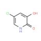 5-Chloro-2,3-dihydroxypyridine (CAS 53233-89-9) - chemical structure image