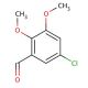 5-Chloro-2,3-dimethoxybenzaldehyde (CAS 86232-28-2) - chemical structure image
