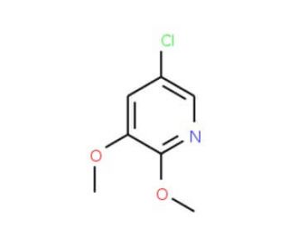 5-Chloro-2,3-dimethoxypyridine (CAS 284040-73-9) - chemical structure image