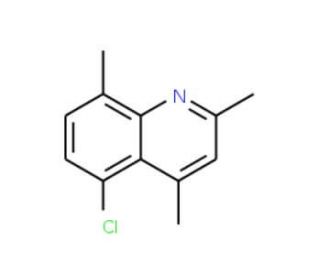 5-Chloro-2,4,8-trimethylquinoline (CAS 105908-43-8) - chemical structure image