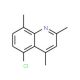 5-Chloro-2,4,8-trimethylquinoline (CAS 105908-43-8) - chemical structure image
