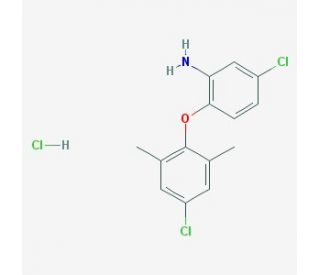 5-chloro-2-(4-chloro-2,6-dimethylphenoxy)aniline hydrochloride - chemical structure image