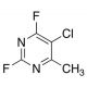 5-Chloro-2,4-difluoro-6-methylpyrimidine (CAS 72630-78-5) - chemical structure image