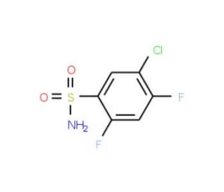 5-Chloro-2,4-difluorobenzenesulfonamide - chemical structure image