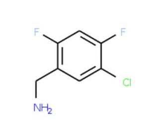5-Chloro-2,4-difluorobenzyl amine - chemical structure image