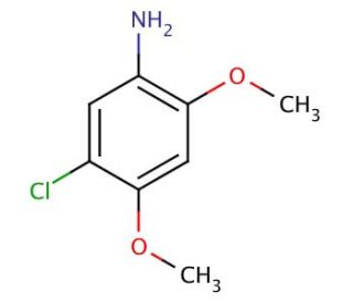 5-Chloro-2,4-dimethoxyaniline (CAS 97-50-7) - chemical structure image
