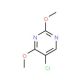 5-Chloro-2,4-dimethoxypyrimidine (CAS 123551-49-5) - chemical structure image
