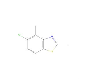 5-Chloro-2,4-dimethyl-benzothiazole (CAS 113571-08-7) - chemical structure image
