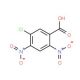 5-Chloro-2,4-dinitrobenzoic acid (CAS 136833-36-8) - chemical structure image