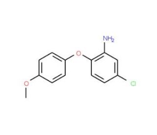 5-chloro-2-(4-methoxyphenoxy)aniline - chemical structure image