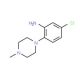 5-Chloro-2-(4-methyl-piperazin-1-yl)-phenylamine (CAS 747411-55-8) - chemical structure image