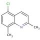 5-Chloro-2,8-dimethylquinoline (CAS 186670-43-9) - chemical structure image