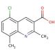 5-Chloro-2,8-dimethylquinoline-3-carboxylic acid (CAS 948294-07-3) - chemical structure image