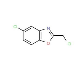 5-Chloro-2-(chloromethyl)-1,3-benzoxazole (CAS 63842-22-8) - chemical structure image