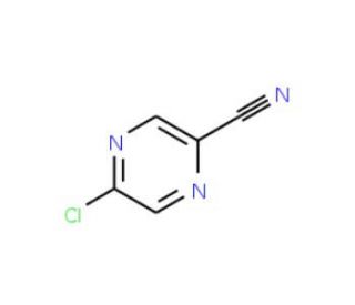 5-Chloro-2-cyanopyrazine (CAS 36070-75-4) - chemical structure image