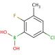 5-Chloro-2-fluoro-3-methylphenylboronic acid (CAS 352535-87-6) - chemical structure image
