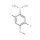 5-Chloro-2-fluoro-4-methoxyphenylboronic acid (CAS 1072952-18-1) - chemical structure image