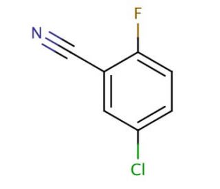 5-Chloro-2-fluorobenzonitrile (CAS 57381-34-7) - chemical structure image