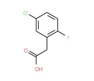5-Chloro-2-fluorophenylacetic acid (CAS 261762-97-4) - chemical structure image