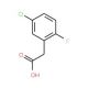 5-Chloro-2-fluorophenylacetic acid (CAS 261762-97-4) - chemical structure image