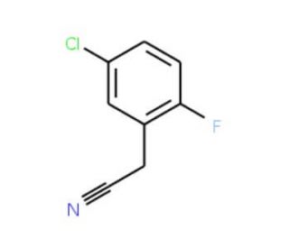5-Chloro-2-fluorophenylacetonitrile (CAS 75279-54-8) - chemical structure image
