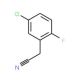 5-Chloro-2-fluorophenylacetonitrile (CAS 75279-54-8) - chemical structure image
