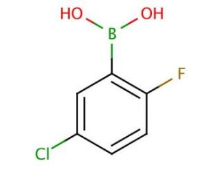 5-Chloro-2-fluorophenylboronic acid (CAS 352535-83-2) - chemical structure image