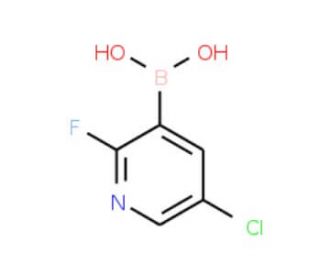 5-Chloro-2-fluoropyridine-3-boronic acid (CAS 937595-70-5) - chemical structure image