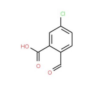 5-Chloro-2-formyl-benzoic acid (CAS 4506-45-0) - chemical structure image