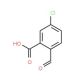 5-Chloro-2-formyl-benzoic acid (CAS 4506-45-0) - chemical structure image