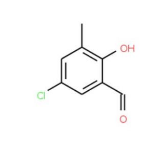 5-Chloro-2-hydroxy-3-methylbenzaldehyde (CAS 23602-63-3) - chemical structure image