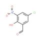 5-Chloro-2-hydroxy-3-nitro-benzaldehyde (CAS 16634-90-5) - chemical structure image