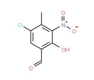 5-Chloro-2-hydroxy-4-methyl-3-nitro-benzaldehyde - chemical structure image