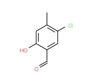 5-Chloro-2-hydroxy-4-methyl-benzaldehyde (CAS 3328-68-5) - chemical structure image