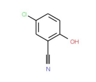5-Chloro-2-hydroxybenzonitrile (CAS 13589-72-5) - chemical structure image